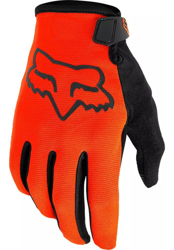 Guantes Bicicleta Ranger Naranjo Fox