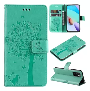 Funda De Piel Tipo Cartera Para Xiaomi Redmi 10 9 9a 9c 9t 8