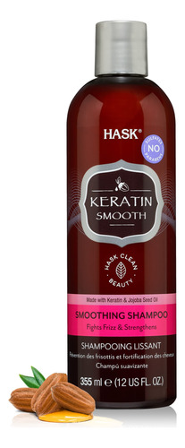 Hask Champú Suavizante De Proteína De Queratina - 12 Fl O.