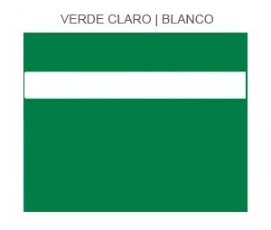 Imagen 2 de 5 de Plástico Bicapa Laserable Econoply Verde Claro Blanco 60x40