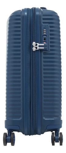 Valija Samsonite Grande Rigida 4 Rdas Dobles 360 Tsa Jsbags Azul Marino Varro Azul