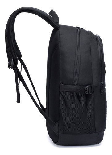Mochila Casual Reforçada Executiva Espaçosa Cor Preto Desenho Do Tecido Liso