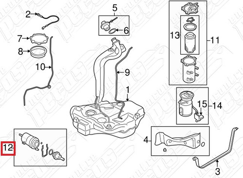 Filtro Combustível Audi A3 Sportback 2.0 Tfsi 2012 Original