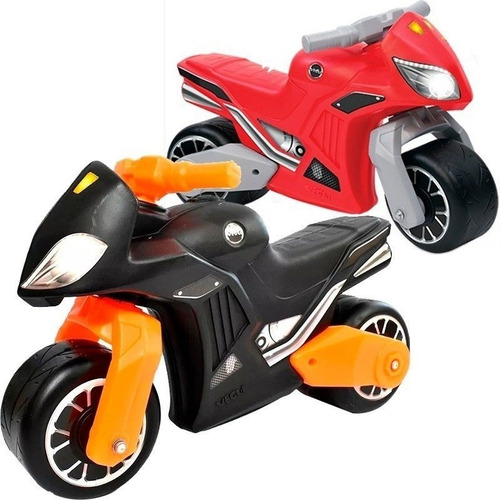 Moto Pata Pata Vegui Con Dirección Andador (negro) Color Negro
