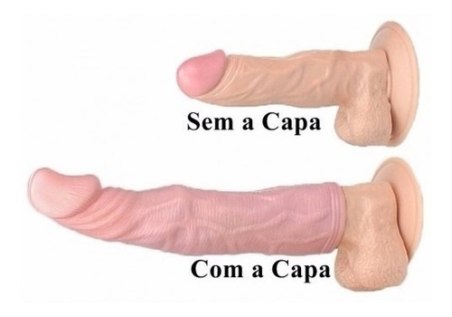 Capa Peniana Aumenta Pinto Grosso Vibro E Veias Salientes