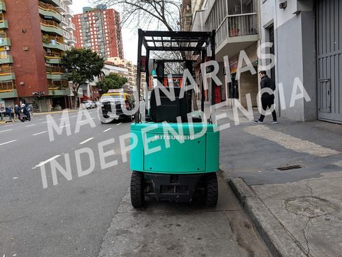 Autoelevador Eléctrico Mitsubishi 1500 Kg 3 Mts Bateria Nuev