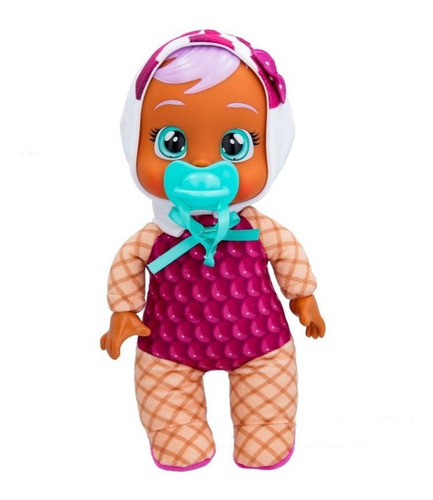 Chilloncitos Cry Babies Peluche Frozen Frutti Frambuesa 