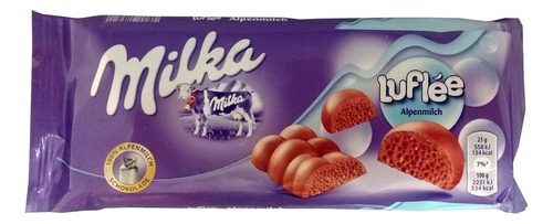Chocolate Milka Luflee Chocolate 100g