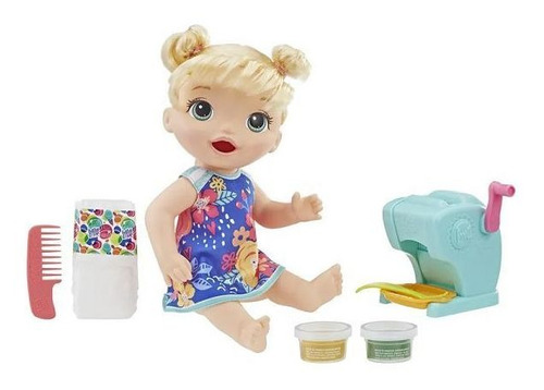 Linda Boneca Baby Alive Festa Das Massas Loira Hasbro E3694