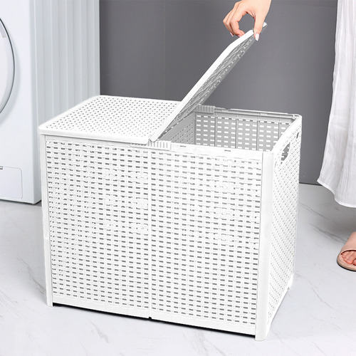 Cesta Para Ropa Sucia Con Tapa Con Compartimentos Para Ropa
