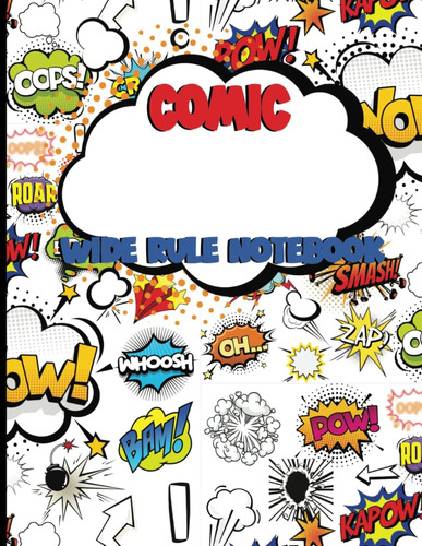 Libro: Wide Rule Comic Creators Notebook