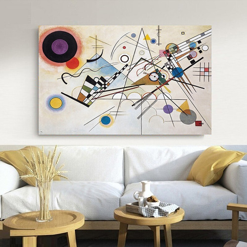 Cuadro Decorativo Composicion 8 Vasili Kandinski 120x80