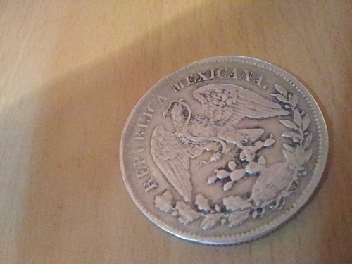 Moneda De Plata Un Peso Porfiriano