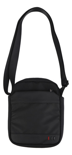 Bolso De Hombro Pequeño Negro Negro Para Hombre, Portátil