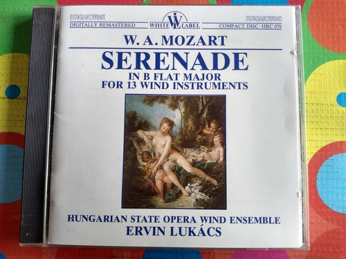 Mozart Cd Wind Serenade Ervin Lukacs 