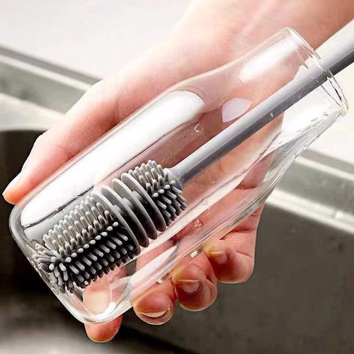 Set De Escurridor De Esponjas Lava Botellas Silicona