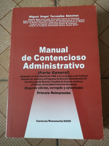 Libro Manual De Contencioso Administrativo (parte General)