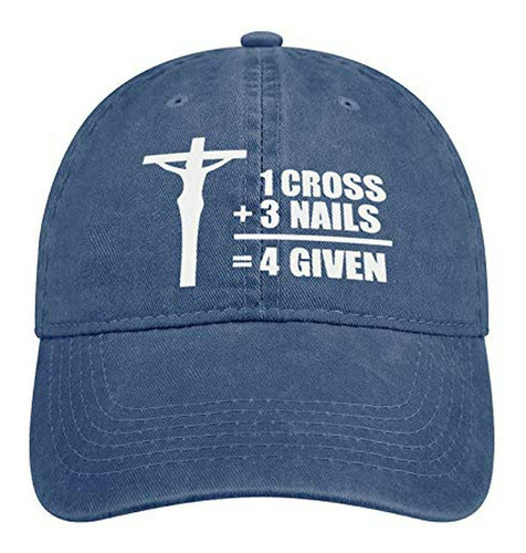 Gorra De Béisbol De Vaquero De Moda One Cross Three Nails Fo