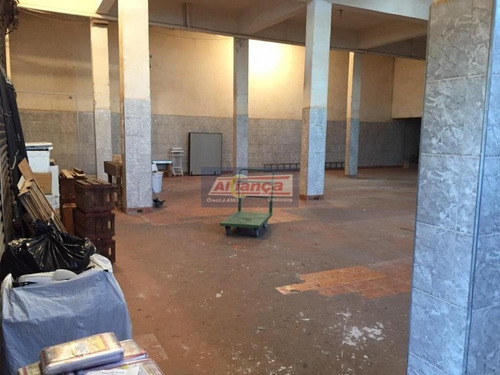 Salão Para Alugar, 550 M² Por R$ 7.000/mês - Vila Augusta - Guarulhos/sp - Cód. Sl0576 - Ai13862