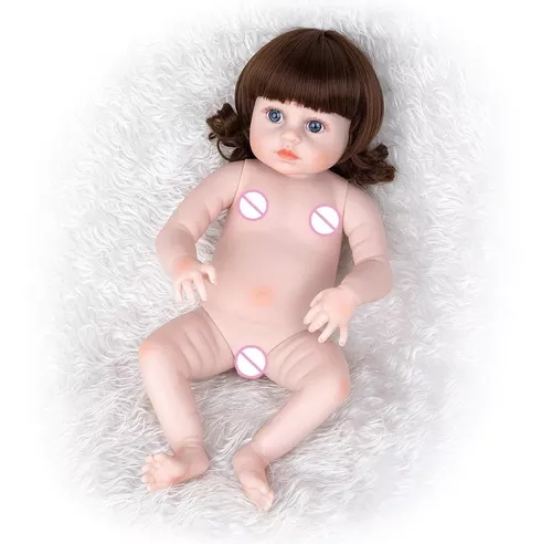 Boneca Bebê Reborn Girafinha Corpo de Silicone Realista Npk -100