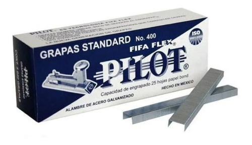2 Cajas De Grapa Estandard Pilot Fifa Flex C/5040 25hojas