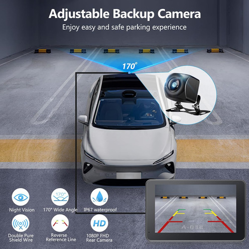 Gegaibe Wireless Car Stereo Con Apple Carplay/android Auto,