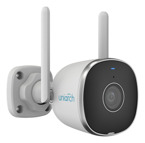 Camara Bullet Exterior Inteligente 128g Uniarch By Unv Color Blanco