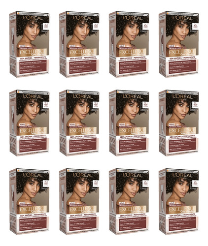 Coloraçao Imedia Sem Amonia 2u Preto-kit C/12un
