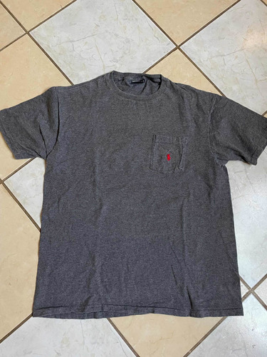 Playera Polo Ralph Lauren M Vintage Gris