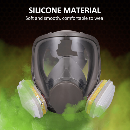 Máscara De Gas Reutilizable 6800.protección Completa Para