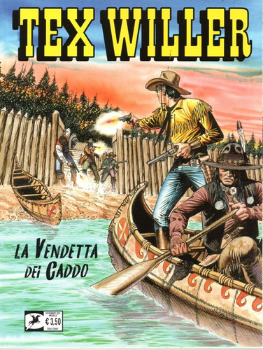 Tex Willer N° 49 - La Vendetta Dei Caddo - 68 Páginas - Em Italiano - Sergio Bonelli Editore - Formato 16 X 21 - Capa Mole - 2022 - Bonellihq B23