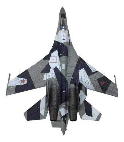 Luchador Ruso Su-35 1/100 Fundido A Presión Con Soporte, Mod