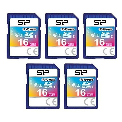 Tarjeta De Memoria Flash Sdhc Clase 10 De 16 Gb, Paquete De