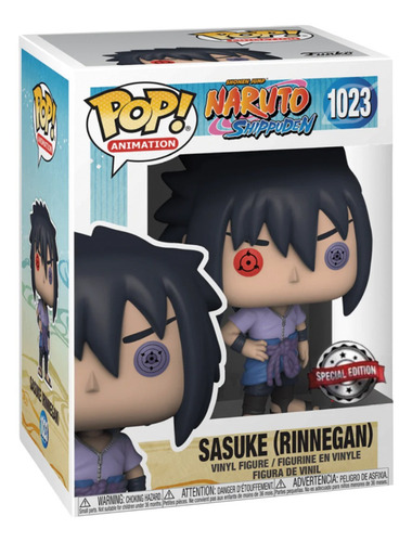 Funko Pop! Sasuke Uchiha Rinnegan 55049 De La Coleccion Naruto Shippuden Anime Figura De Accion #1023