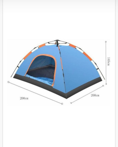 Carpa Para 2-3 Personas 200x200 Color Azul