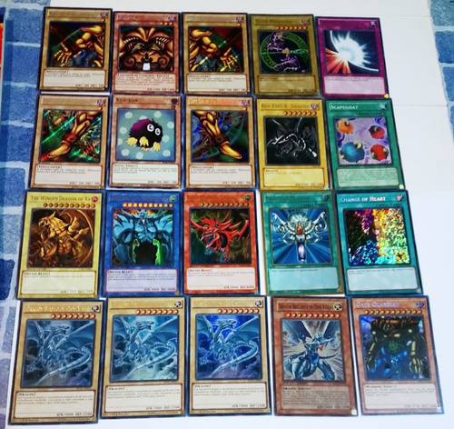 Lote Cartas Clasicas Yugioh! Exodia, Dioses Egipcios, Dark M