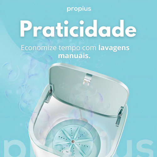 Máquina De Lavar Portátil Usb - Conveniente E Eficiente
