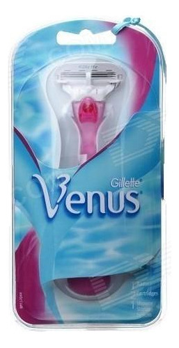 Maquinita De Depilar Gillette Venus Original Rosa Más Repues