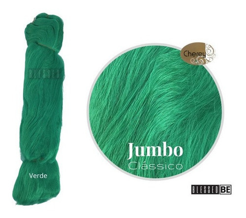 Kit 3 Pacotes De Super Jumbo Clássico - Cherey - 390 Gramas Cor Verde