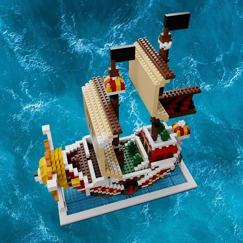Bloques Luffy Armables 3d De Barco Pirata Rompecabezas 3d De