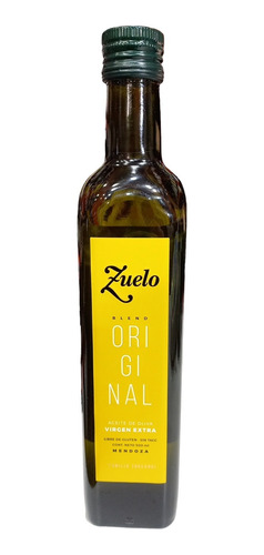 Aceite Oliva Zuelo Blend Extra Virgen Flia.  Zuccardi 500 Ml