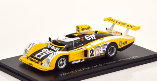 Renault Alpine A442b #2 Ganador Lemans 1978 Spark 1/43 Amarillo
