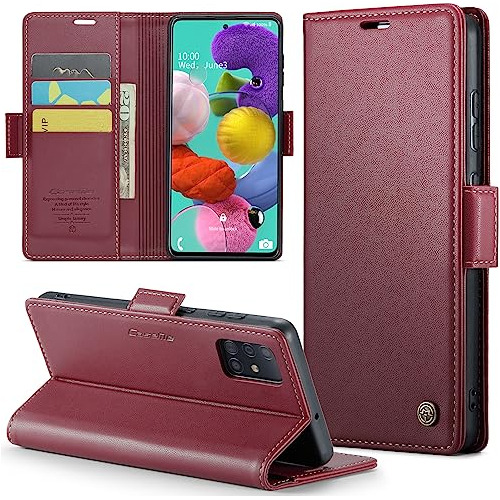 Funda Para Samsung Galaxy A51 4g Fashion Rojo 6.5 Pulgada Pi