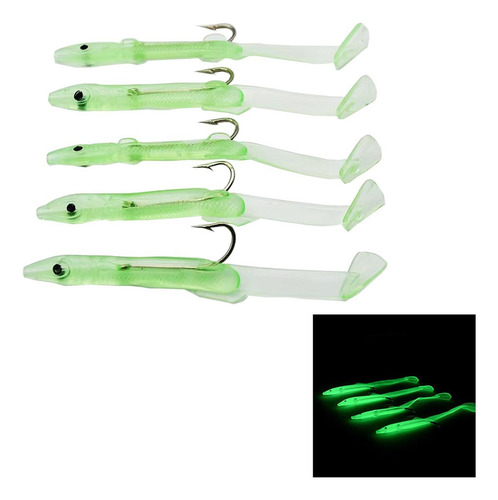 Anzuelos Luminosos De Pesca, Mxajx-007, 8paq, 80pzas., 68mm