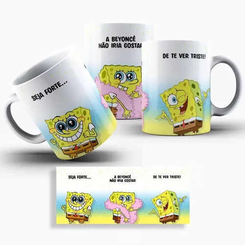 Caneca Bob Esponja - Todos Os Dias Me Ligam