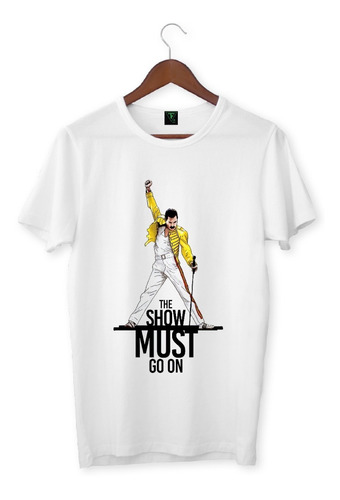 Polera Freddie Mercury The Show Must Go On Queen Niños Adult