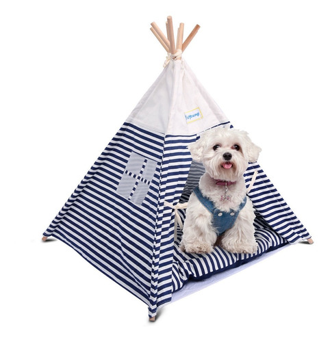 Lona Lavable Mascota Tipi Tienda Portátil Gatos Perro Casa G
