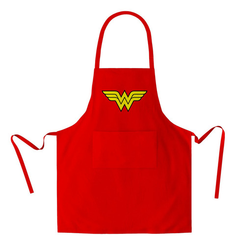 Mandil Wonder Woman (d0384 Boleto.store)