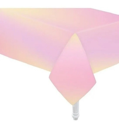 Imagen 1 de 2 de Mantel Plastico Iridiscente 100cm X 150c Cotillon Cumpleaños