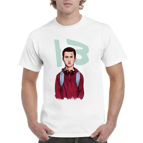 Camisetas De La Serie 13 Reasons Why Modelo Clay Jensen